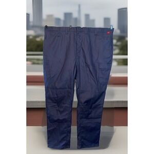Bulwark FR Cat 2 2112 Pants Men 52 Navy Blue QP14 Cargo Articulated Double Knees